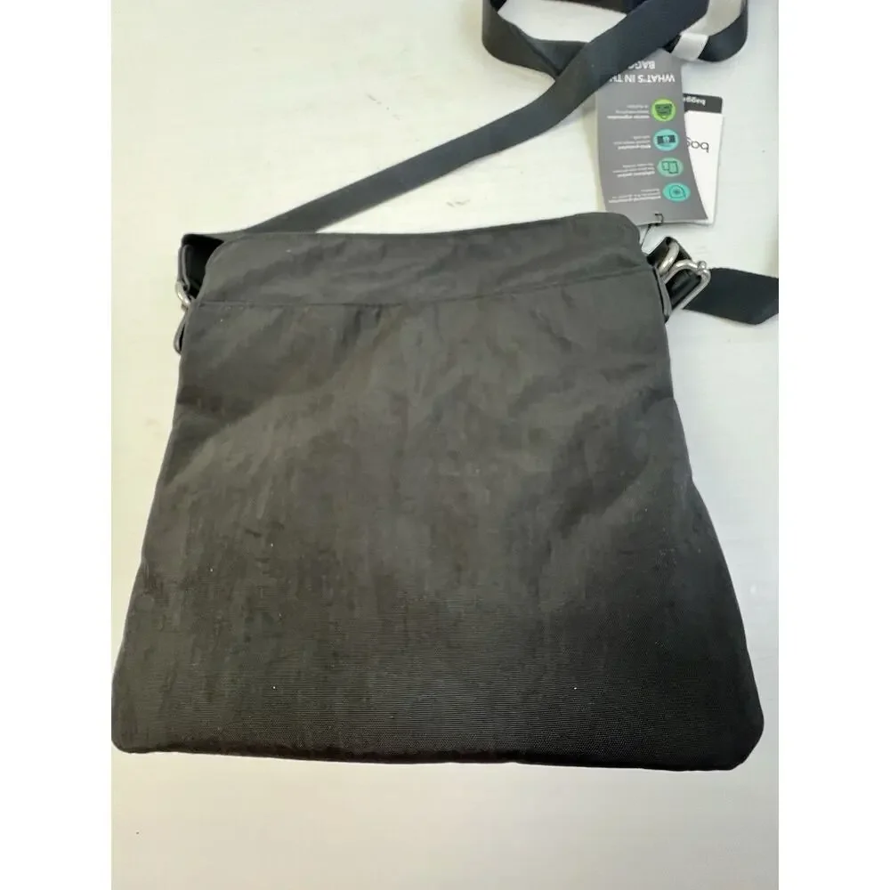 baggallini Crossbody Bag Black RFID Protection Organization Antibacterial Pocket